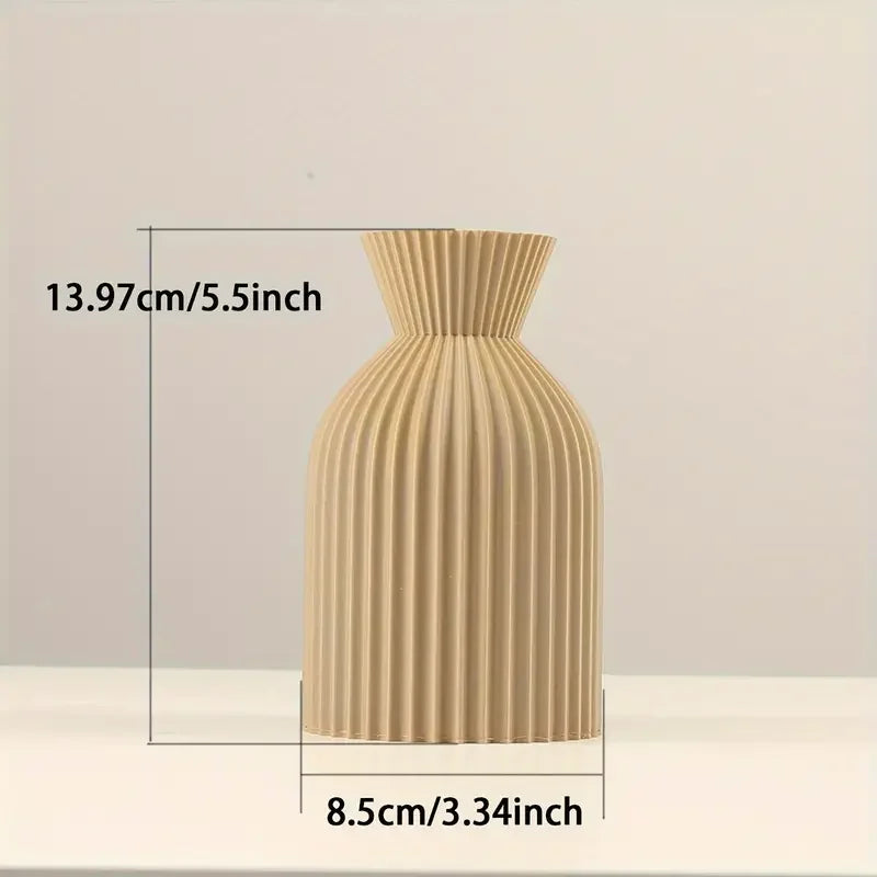 Modern Fluted Vases – Elegant Decorative Centrepieces for Home & Office