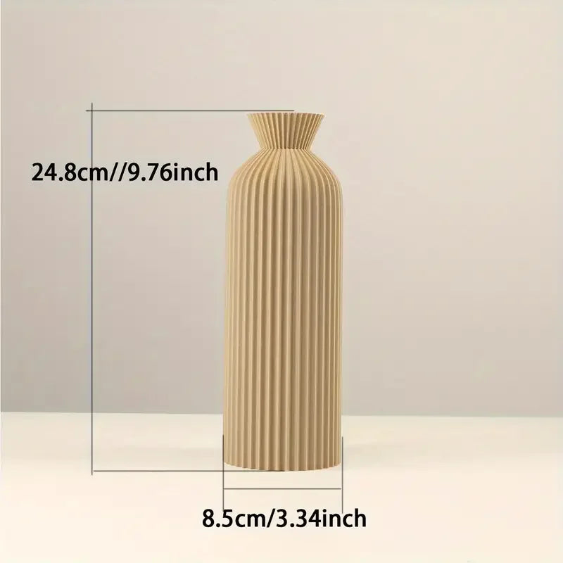 Modern Fluted Vases – Elegant Decorative Centrepieces for Home & Office