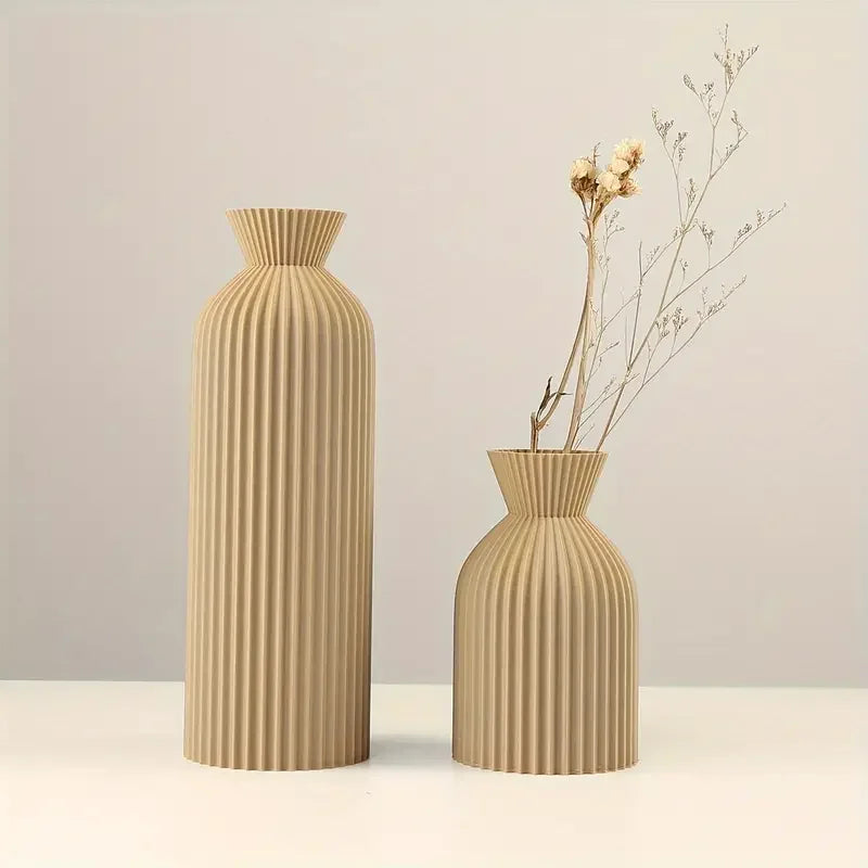 Modern Fluted Vases – Elegant Decorative Centrepieces for Home & Office