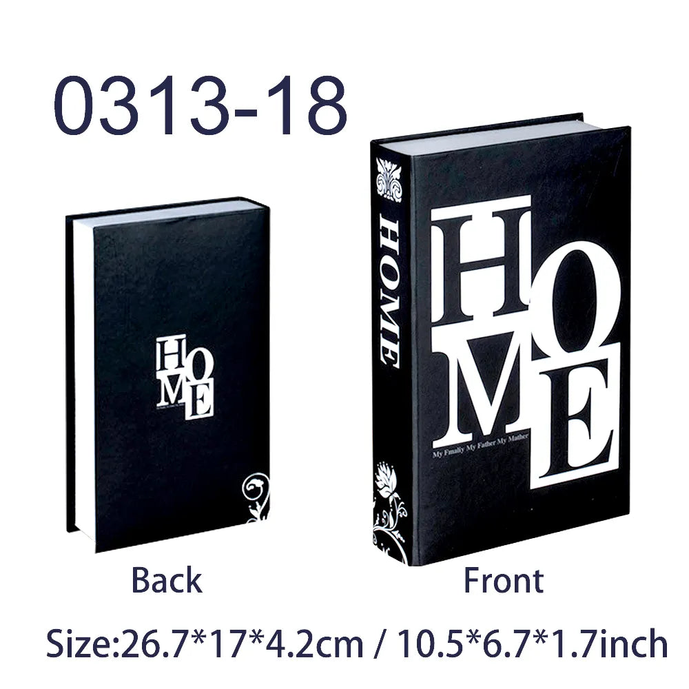 Fashion-Inspired Faux Book Storage Boxes – Elegant Decorative Accents for Home & Office