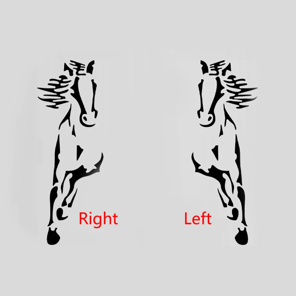 Acrylic 3D Horse Wall Sticker – Removable Decorative Mural for Home & Office