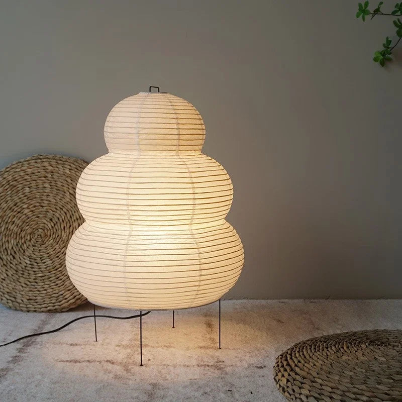 Minimalist Rice Paper Table Lamp – Soft Ambient Lighting for Home & Office
